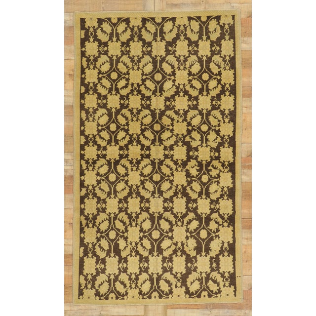 Vintage Turkish Oushak Rug - 05'00 X 08'05 For Sale - Image 9 of 9