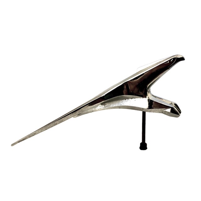 Mid 20th Century Mid-Century Modern “Flying Eagle” Hood Ornament Presented as Decorative Sculpture For Sale - Image 5 of 10