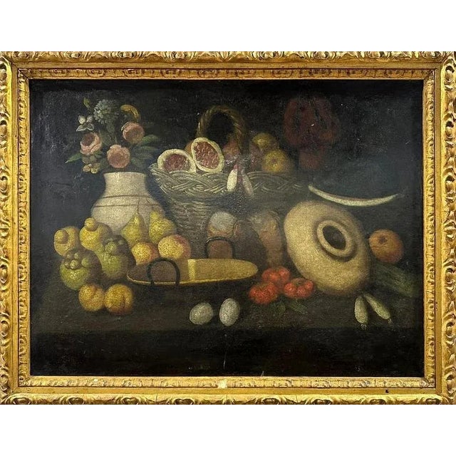 Spanish School Artist, Still Life, 17th Century, Oil on Canvas, Framed For Sale - Image 9 of 9
