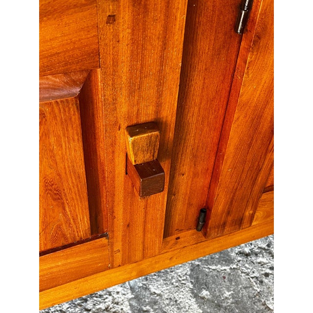 1950s Elm Wood Buffet from Jean Touret, 1957 For Sale - Image 5 of 8