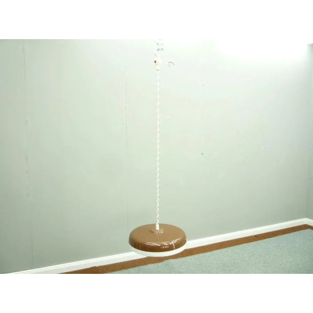 Great hanging lamp from the sixties. It has a shuttle train cable with a length of approx. 120cm Material plastic two-...