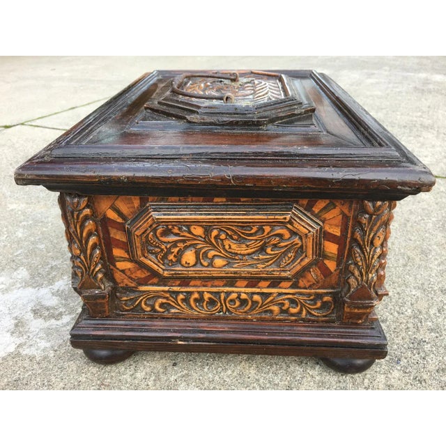 Brown Early 18th Century Northern Italian Baroque Chest For Sale - Image 8 of 12