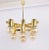 Large German Brass Chandelier, 1960s For Sale - Image 3 of 13