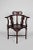 Asian Carved Inlaid Wood Armchairs, Early 20th Century, Set of 4 For Sale - Image 4 of 18