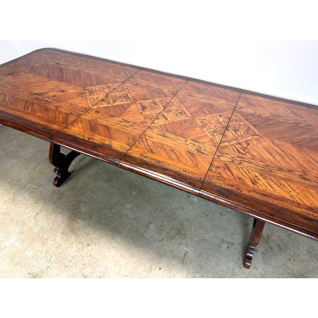 Theodore Alexander Theodore Alexander Castle Bromwich English Style Extendable Dining Table With 2 Leaves For Sale - Image 4 of 14