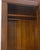 Solid Oak Massive Arts & Crafts One Door Armoire Wardrobe Large Beveled Mirror For Sale - Image 9 of 12
