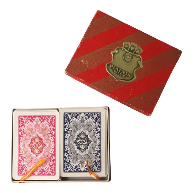 Playing Game Cards Double Deck From Austria For Sale