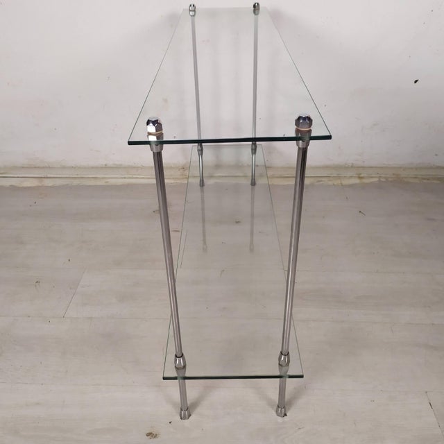 1970s Vintage Chrome Console, 1970s For Sale - Image 5 of 12