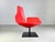 Moroso Swivel Armchair in Leather Red from Patricia Urquiola For Sale - Image 12 of 12
