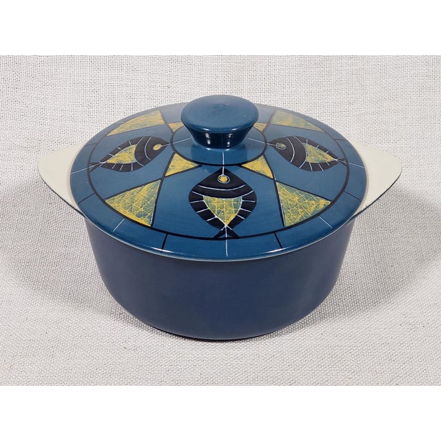 This is a beautiful Swedish design piece with a gorgeous lid design. while the lid and pan look great together, I believe...