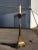 Metal Rare Mastercraft Style Brass Pyramid Floor Lamp From Chapman For Sale - Image 7 of 13