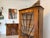 Biedermeier Display Cabinet in Walnut For Sale - Image 11 of 17