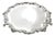 Mid-Century Sterling Silver Tray Salver from Adie Brothers, Birmingham, 1947 For Sale