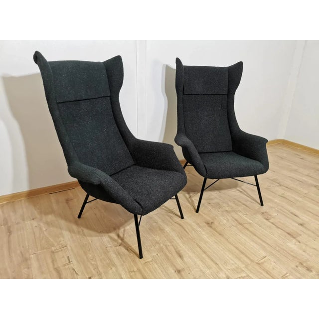 Set of Czechoslovakia Lounge Chair by Miroslav Navratil, 1960s For Sale - Image 18 of 18