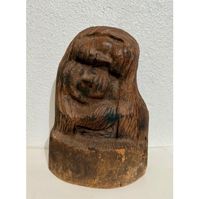 Brown Chaïm Goldberg, Rare Chaim Goldberg Kaszmirez Polish Modernist Memorial Sculpture Spertus Museum, c.1940's For Sale - Image 8 of 18