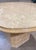 Pair of Vintage 1970s Italian Travertine Scalloped Edge End Tables – 27.75" Diameter For Sale - Image 11 of 18
