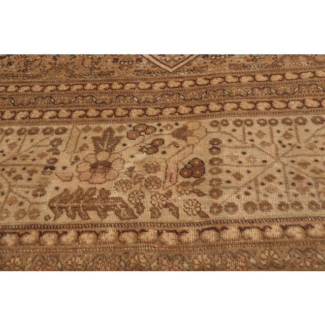 Early 20th Century Antique Haji Khalili Persian Tabriz Rug, 14'09 X 22'01 For Sale - Image 5 of 10
