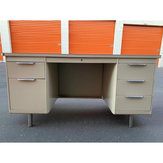 General Fireproofing Co Metal Tanker Desk Chairish