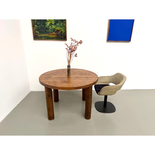 1950s Vintage Table in Oak, 1950s For Sale - Image 5 of 18