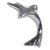 Mid Century Modern Hoselton Canada Aluminum Dolphin Sculpture Modernist For Sale