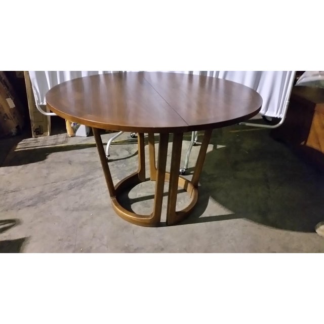 Lane Rhythm Round Dining Table Leaf Pads Chairish