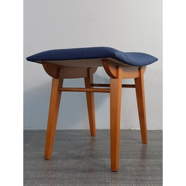 Set of Mid-Century Czech Armchair with Stool by Frantisek Jiràk for Tatra, 1960s For Sale - Image 13 of 18