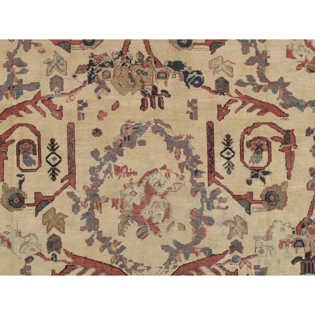 Sultanabad is a region in NW Persia. It was the site of the principle Ziegler weaving's in the late 19th century....