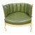 Extremely Rare 1950s Wrought Iron Gaden Tub Chair Attributed to Russell Woodard (Designer) For Sale