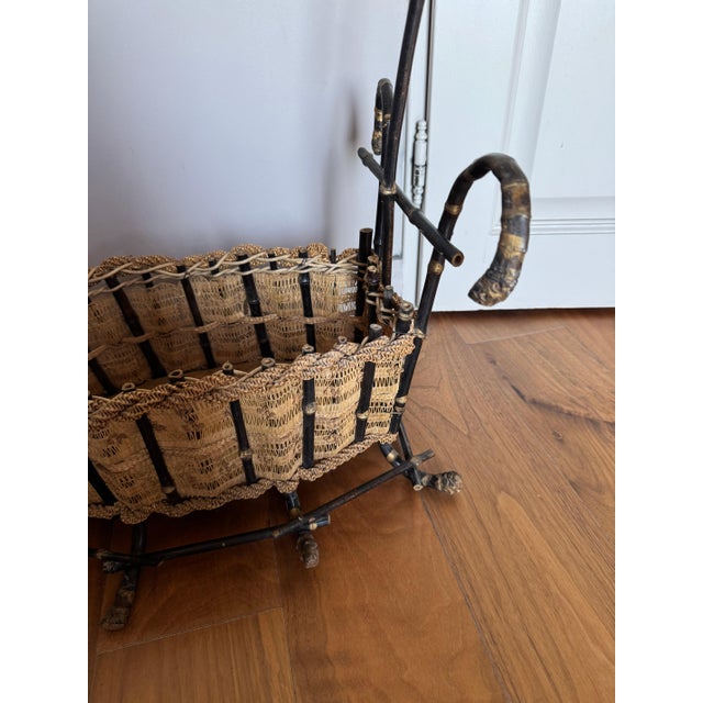 French Napoleon III Large Basket For Sale - Image 4 of 4