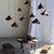 Small Organic Teak Pendant Light with Hat, 1980s For Sale - Image 4 of 18