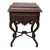 Victorian Victorian Walnut & Rosewood 2 Drawer Lift Top Sewing Stand C1890 For Sale - Image 3 of 12