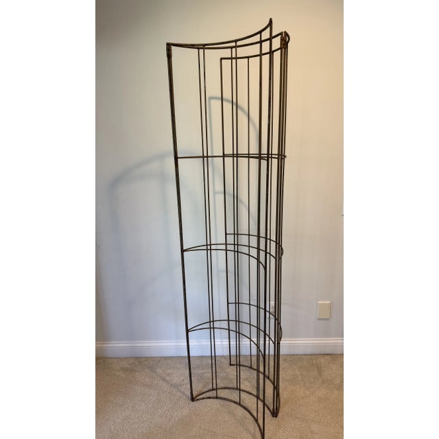 Abstract Decorative Iron Screen For Sale - Image 3 of 3