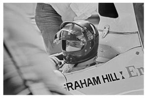 Graham Hill in Monaco' Unframed Archival Pigment Print
