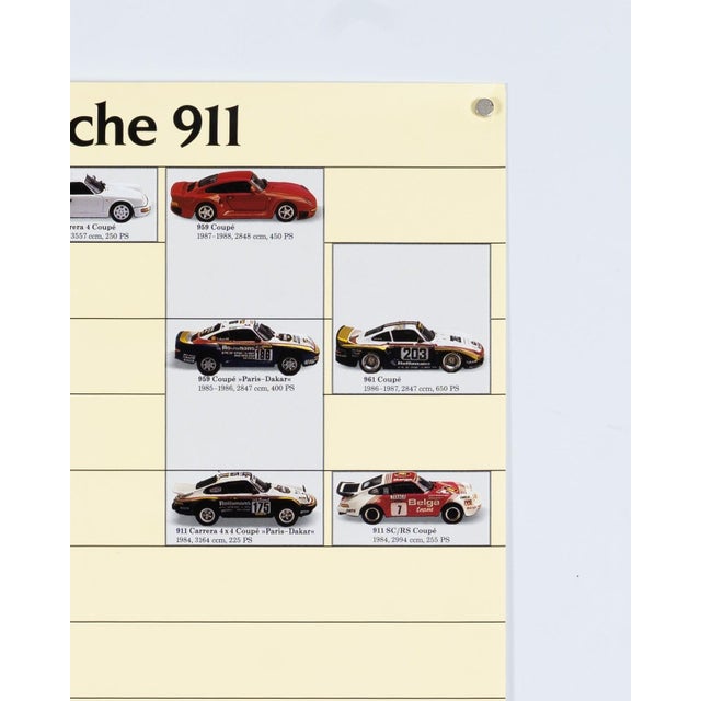 Original Vintage Porsche Poster For Sale - Image 6 of 9