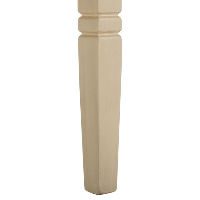 Wood Araminta 1 Drawer Accent Table in Sand For Sale - Image 7 of 10
