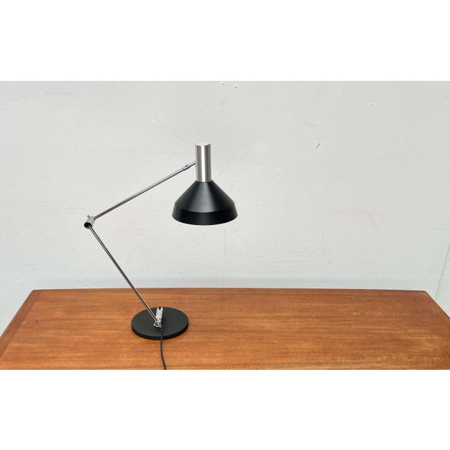 Metal Mid-Century Modern Swiss Type 60 Minimalist Table Lamp by Rosemarie and Rico Baltensweiler for Baltensweiler, 1960s For Sale - Image 7 of 18