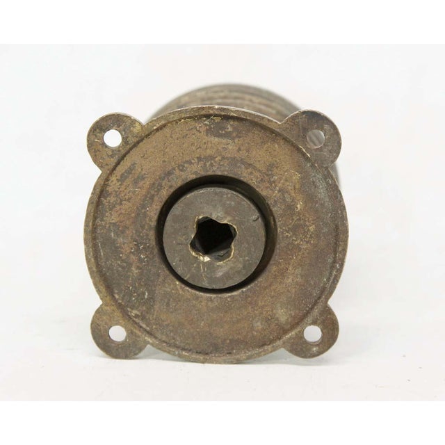 Late 20th Century Vintage Ball Shaped Dummy Door Knob With Rosette For Sale - Image 5 of 5