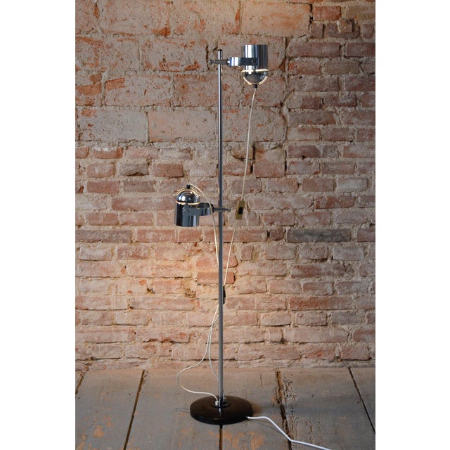 Mid-Century Modern Floor Lamp in Chrome by J. Indra for Combi Lux, Czech, 1960s For Sale - Image 11 of 13