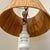 McGuire 1980s McGuire-Style Rattan Reed Shade on White Resin Table Lamp For Sale - Image 4 of 10
