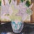 American Lily's and Glass Vase by Patricia Gillfillan For Sale - Image 3 of 4