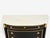 Maison Jansen Style, Louis XVI Bow Front Chest, Ebonized Wood, France, 1900s For Sale - Image 12 of 17