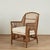French Art Deco Rattan Pair of Armchairs For Sale - Image 11 of 16
