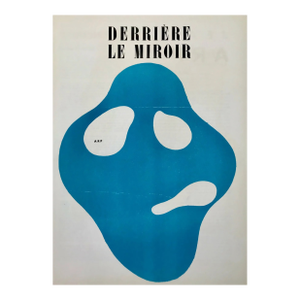 Jean Arp Original Woodcut Dm0133 Derriere Le Miroir 1950