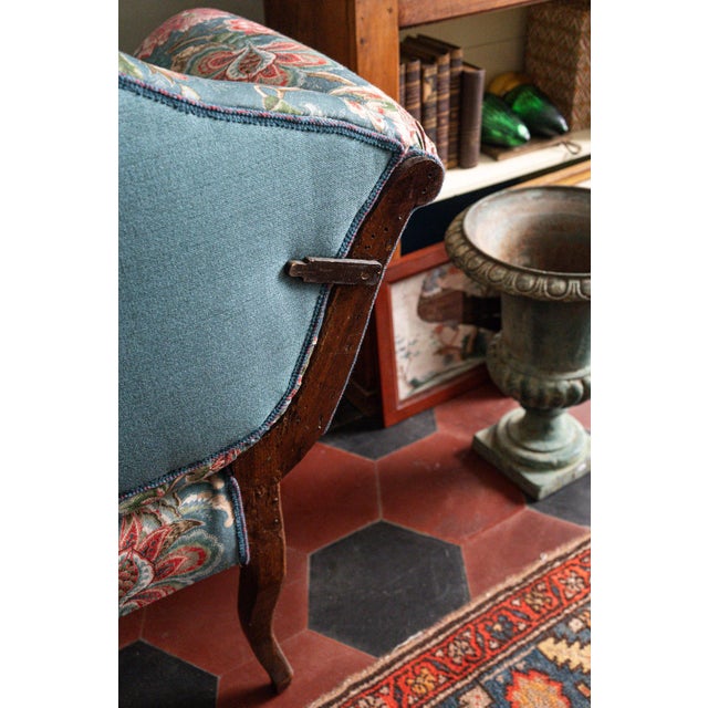 Blue Floral Sofa, Italy, 1790s For Sale - Image 8 of 10