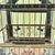 Art Nouveau Black Japanned Metal Bird Cage, Hand-Painted, Circa 1900-1920 For Sale - Image 10 of 16