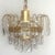 Gold Brass and Lead Crystal Chandelier by Joska Bodenmais, 1970s For Sale - Image 8 of 17
