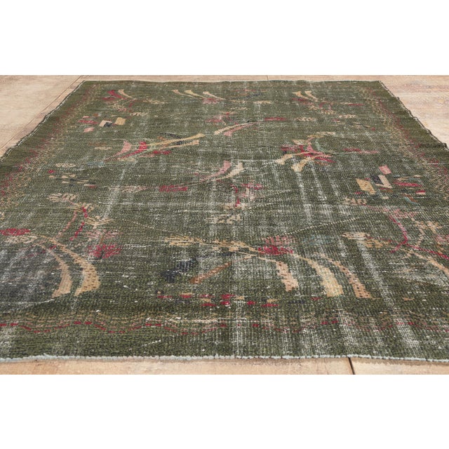 Zeki Muren Vintage Turkish Sivas Rug, 06'02 X 08'07 For Sale - Image 9 of 10