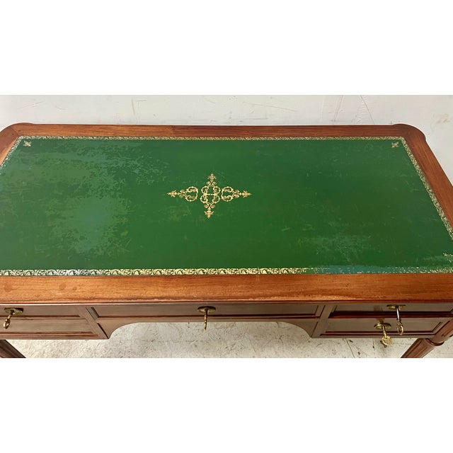 Louis XVI Style Mahogany Desk, 1900s For Sale - Image 13 of 17