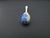 Chinese Carved Natural Lapis Lazuli Leaves Snuff Bottle For Sale - Image 10 of 10
