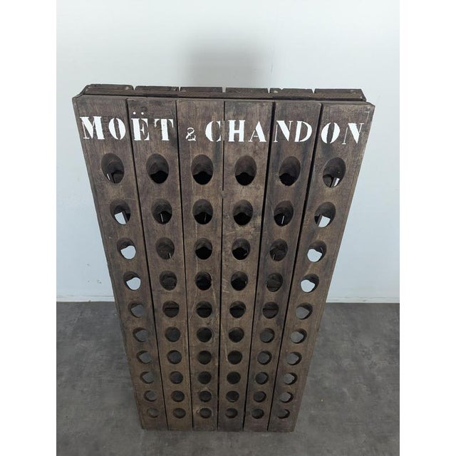Moët & Chandon Oak Champagne Riddling Rack for 120 Bottles For Sale - Image 6 of 7